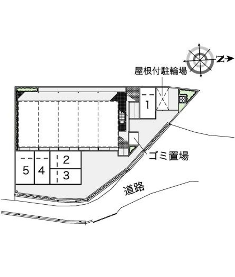 レオパレスル　シエル　ブルー 配置図