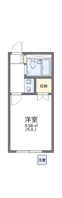 レオパレス洗足池第３ 間取り図