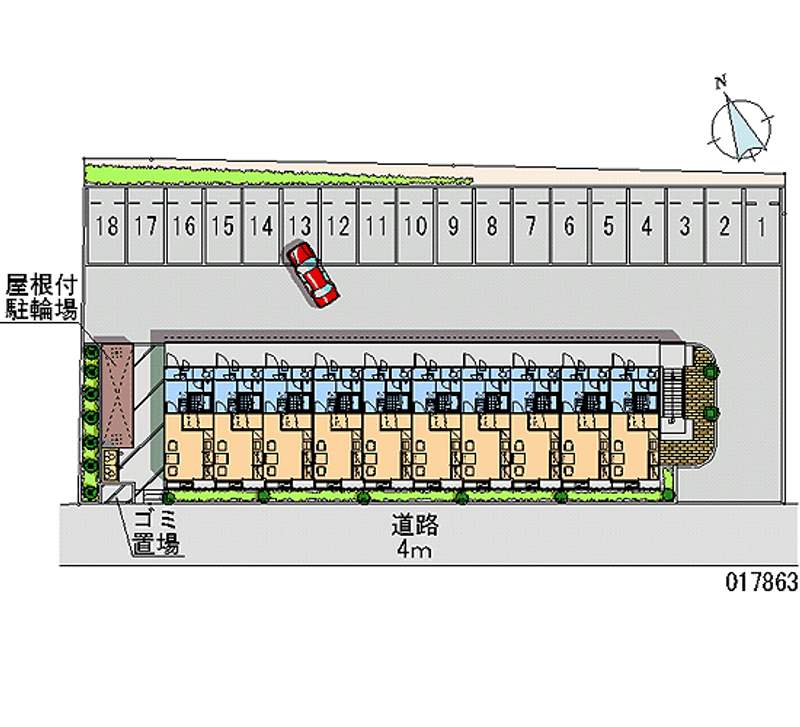 17863月租停車場