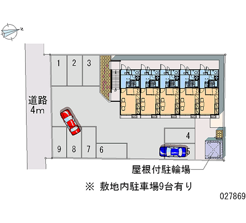 レオパレスサンマレア 月極駐車場