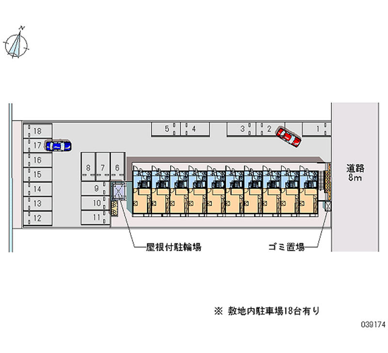 39174 Monthly parking lot