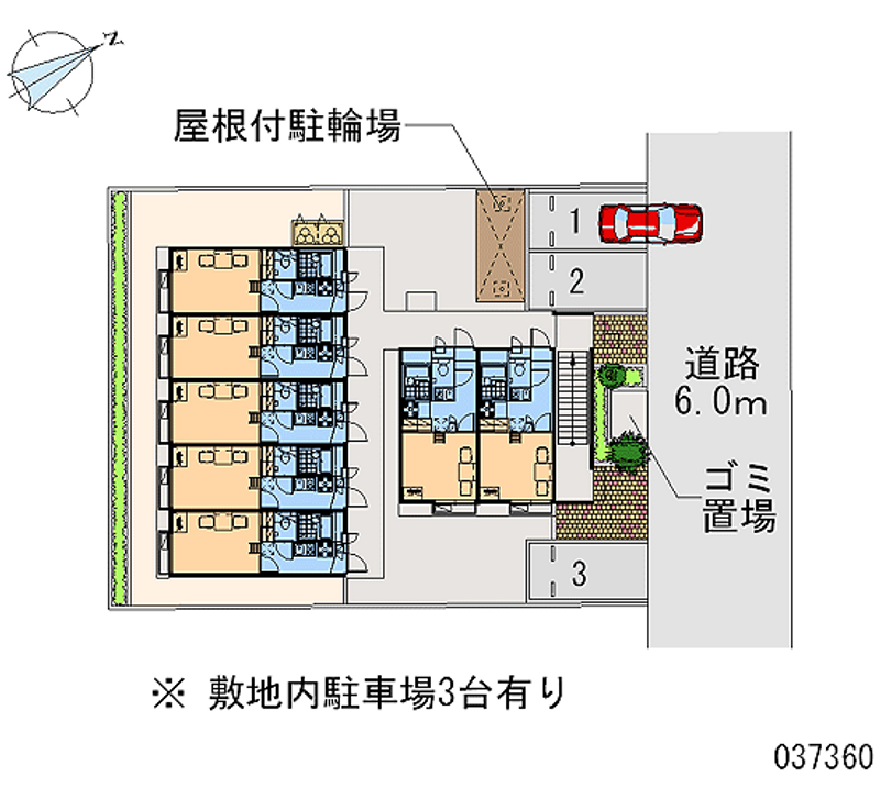 レオパレスＦｉｔ 区画図