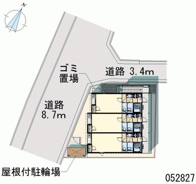 レオネクストウィステリア沖野上 区画図