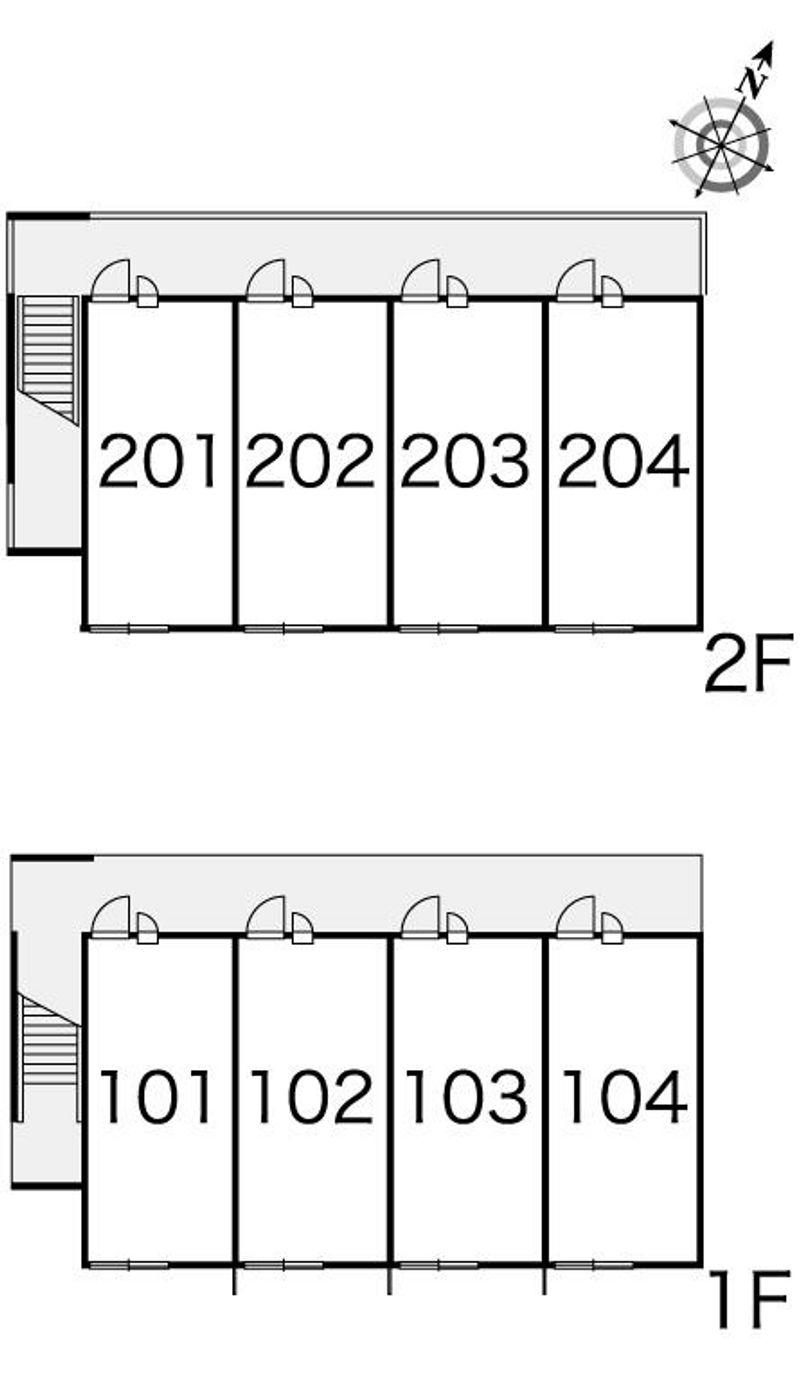 leopalace Higashi Kenroku Floor plan layout diagram