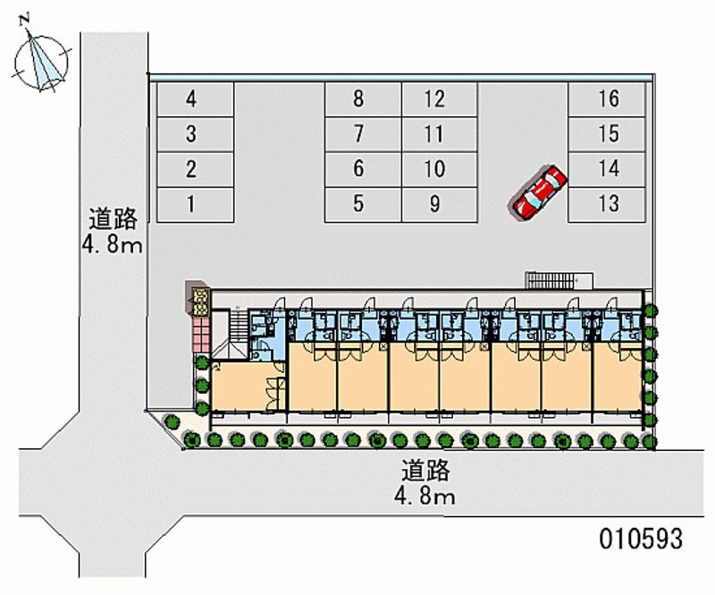 10593 Monthly parking lot