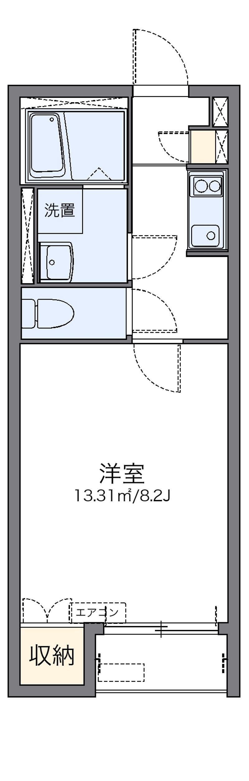 レオネクストメゾンド　クレール 間取図