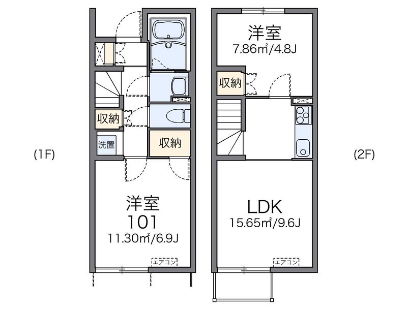 レオネクストハピネス大谷 間取図