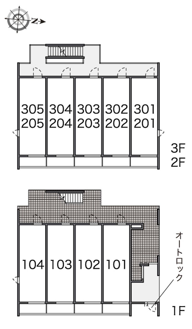 レオネクストノワール久が原 間取り配置図