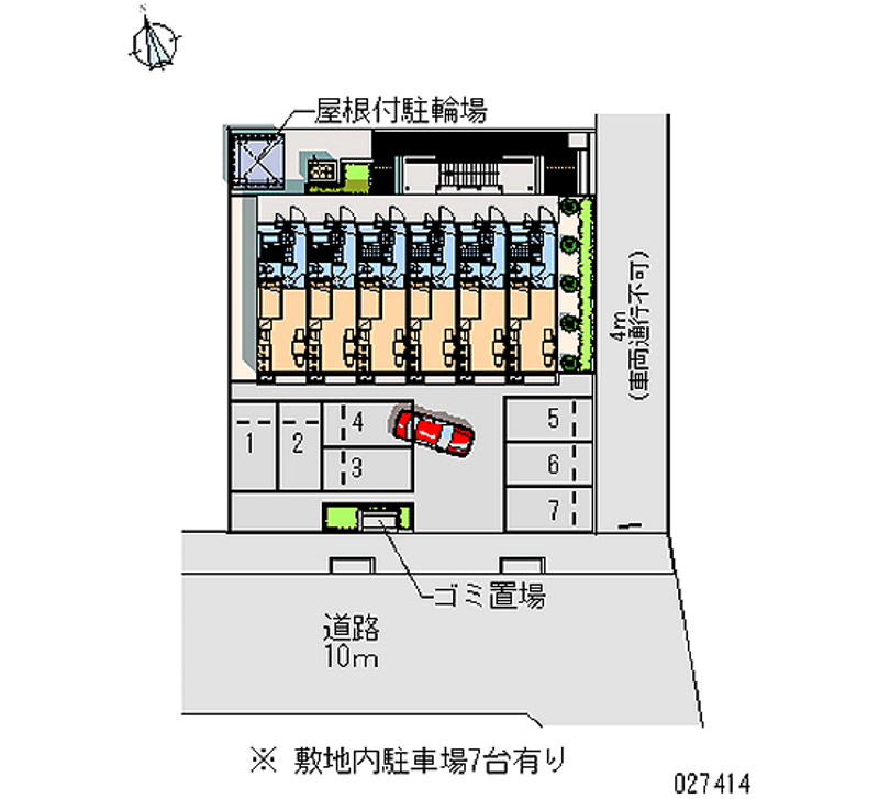 27414 Monthly parking lot