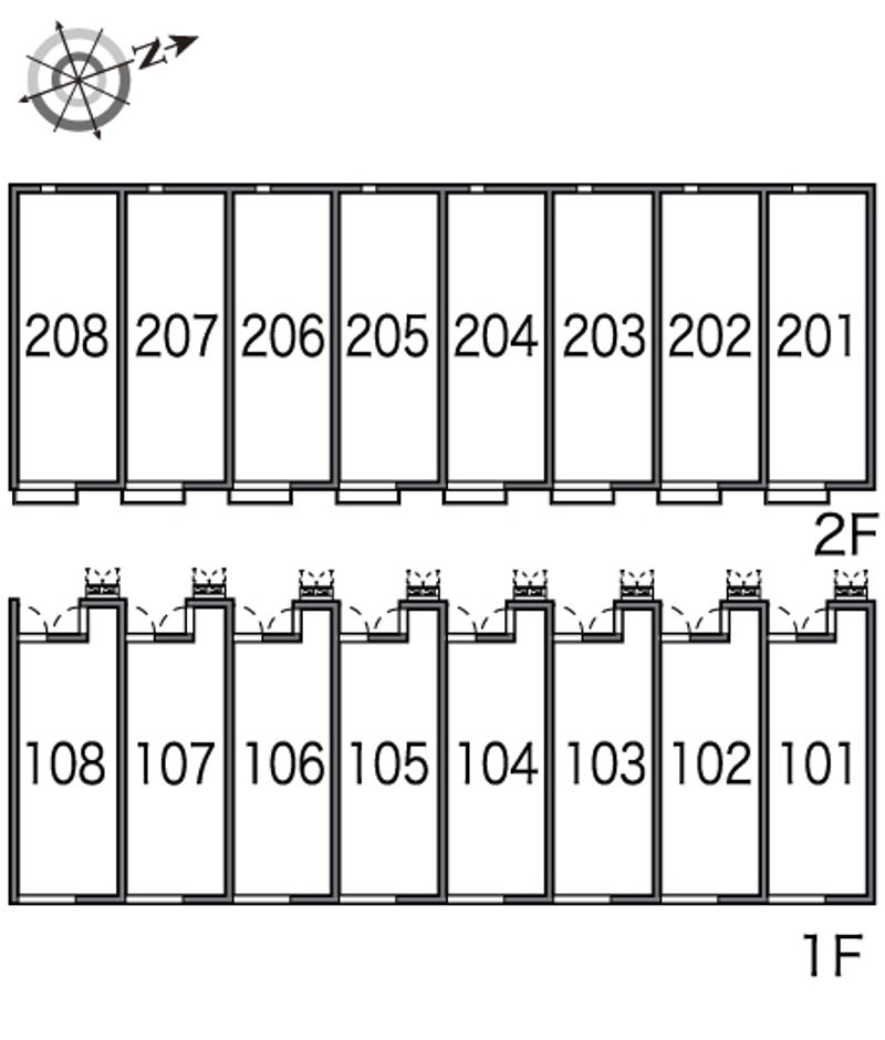 レオネクストグランデ　プリモ 間取配置図