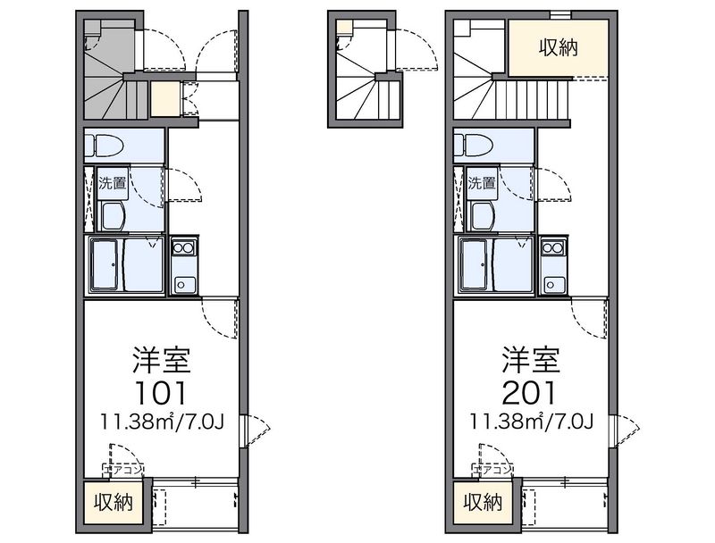 レオネクストグレイス駒ヶ林 間取図