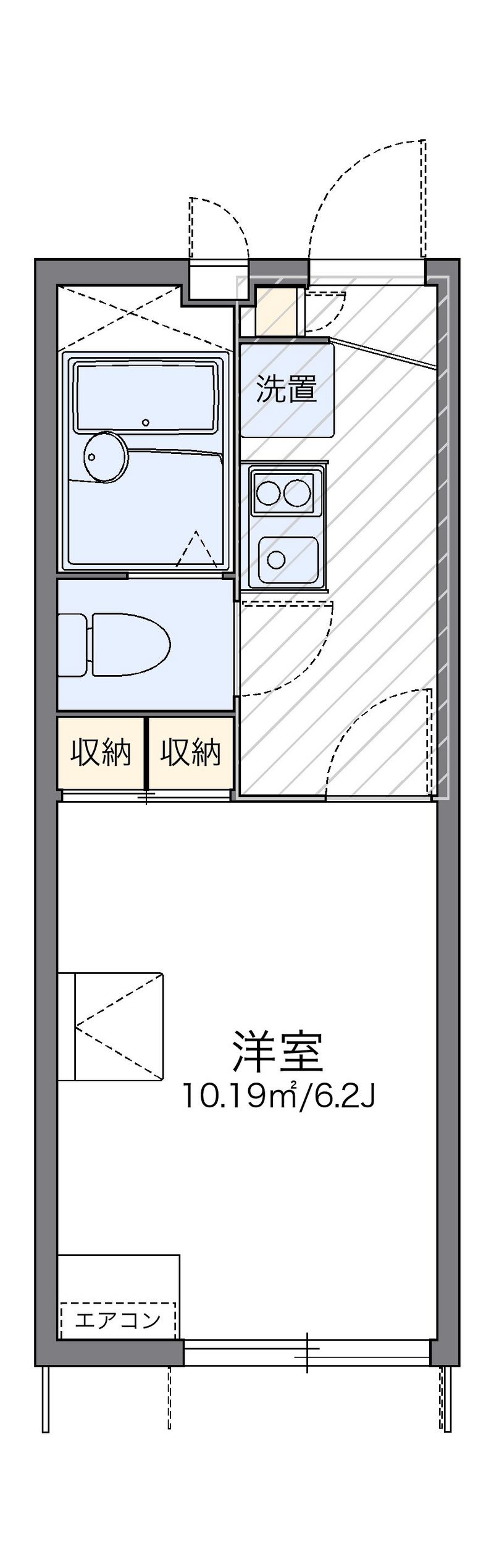 レオパレスエターナルⅡ 間取図
