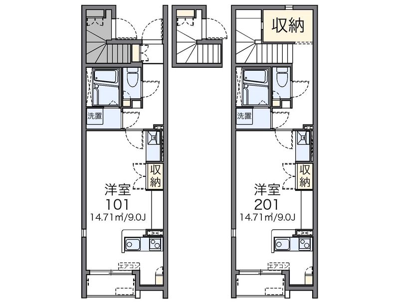 レオネクスト前浜 間取図