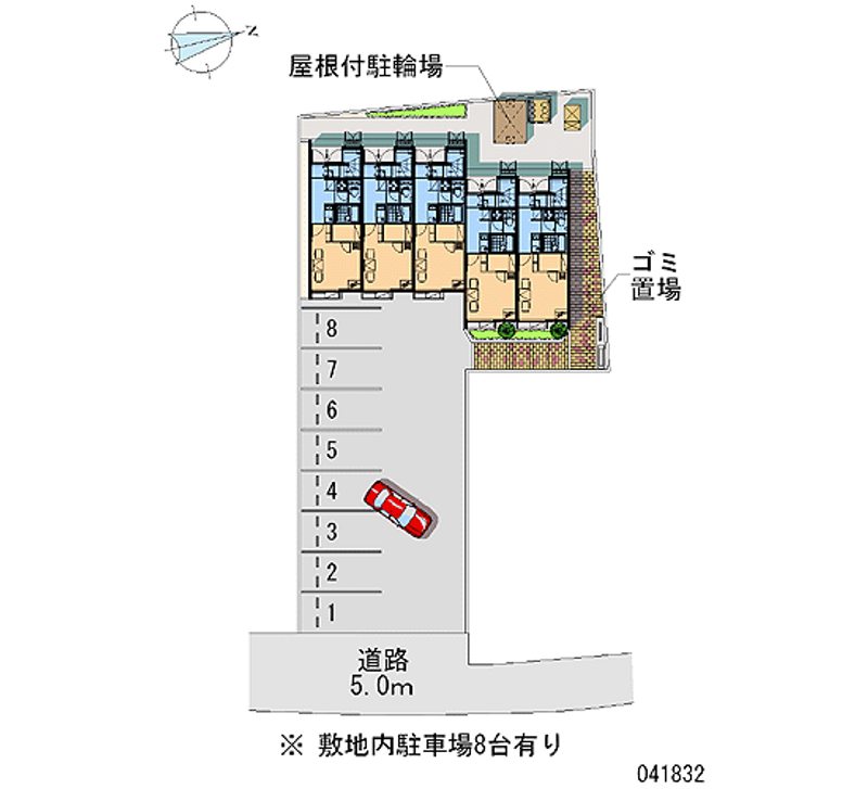 レオネクストパインコーンＭ 月極駐車場