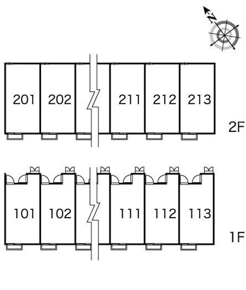 レオパレスｆｌｏｕｒｉｓｈ 間取り配置図