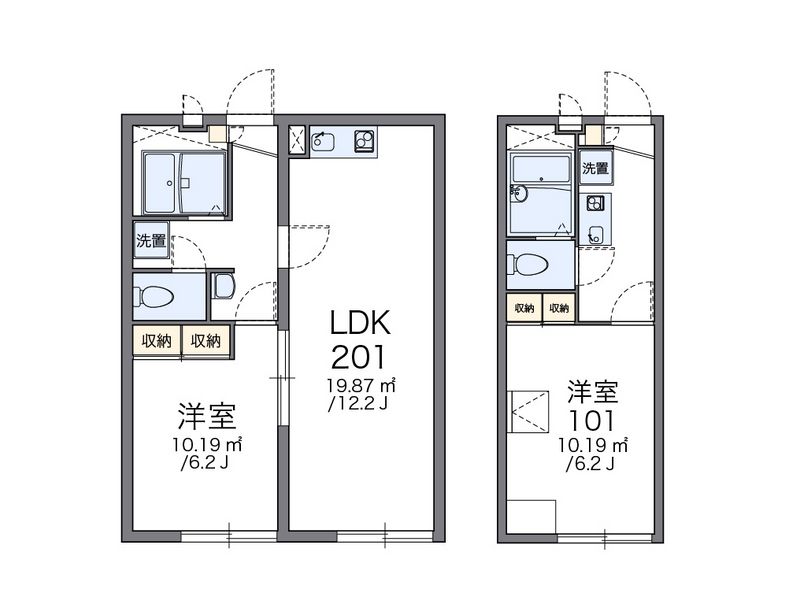 レオパレス東豊田Ⅱ 間取り