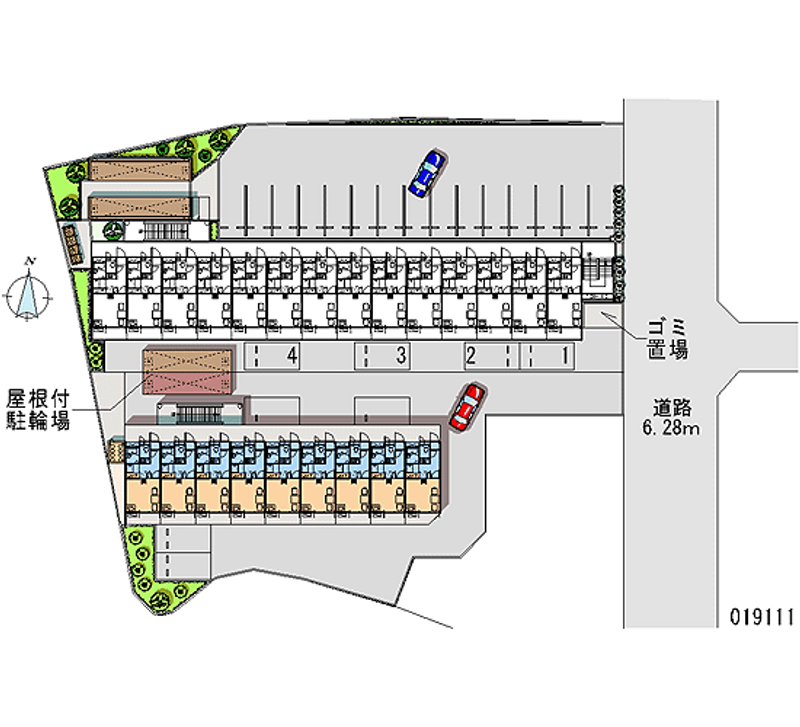 19111 Monthly parking lot