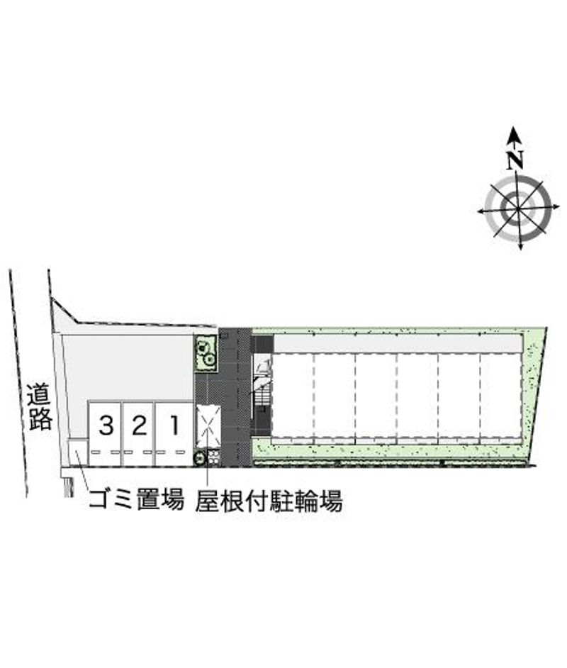 レオパレスＫ 駐車場