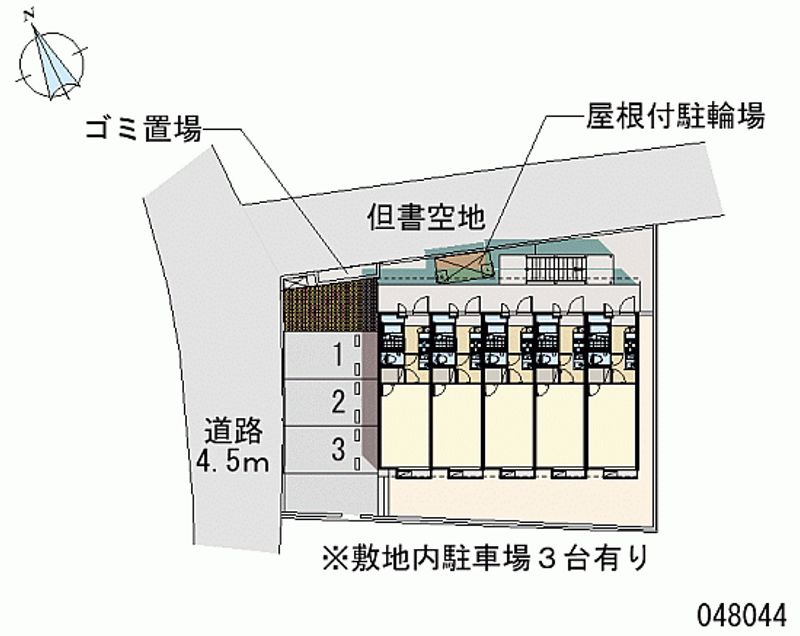 レオパレスメルベーユヒルズ 区画図