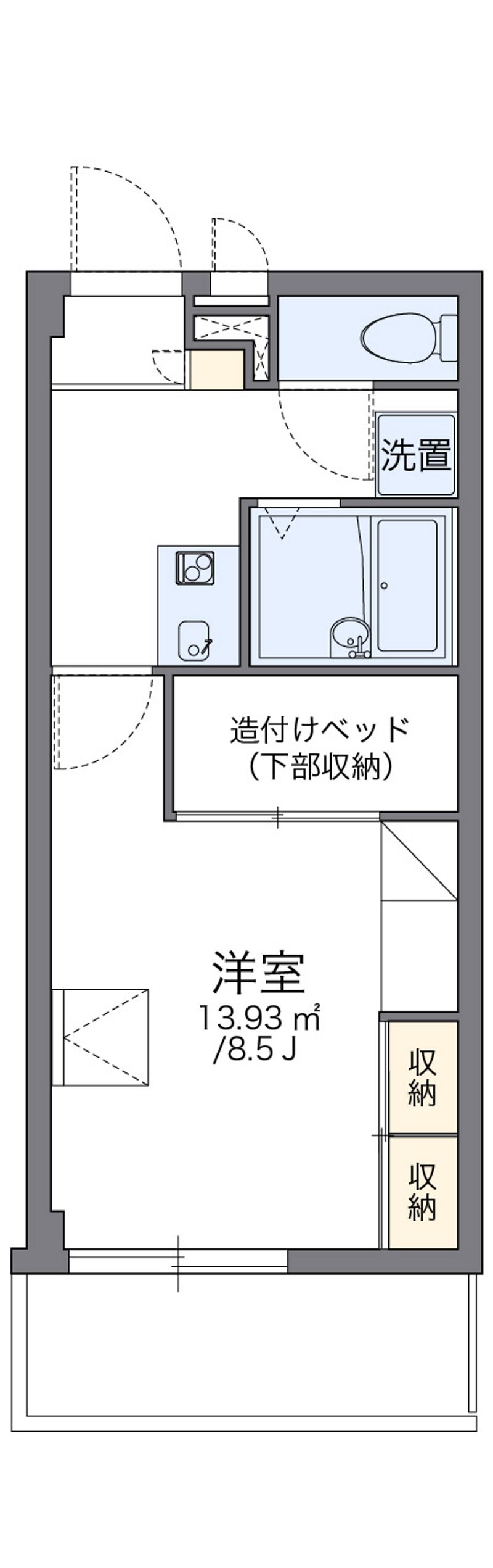 レオパレスナラヤ 間取図