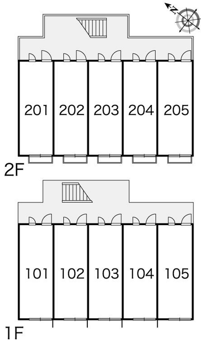 レオパレスサンセール丸山台 間取配置図