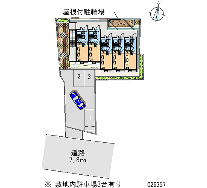 26357 Monthly parking lot