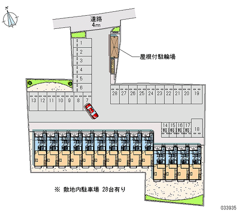 33935 Monthly parking lot