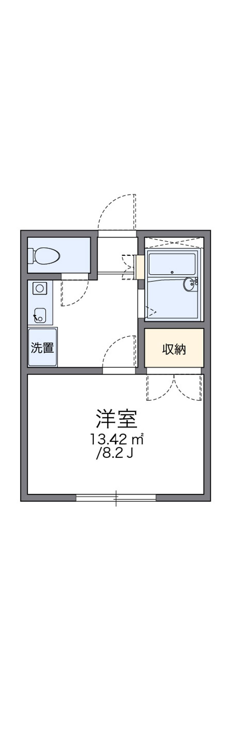 レオパレスサンライト壱番館 間取図