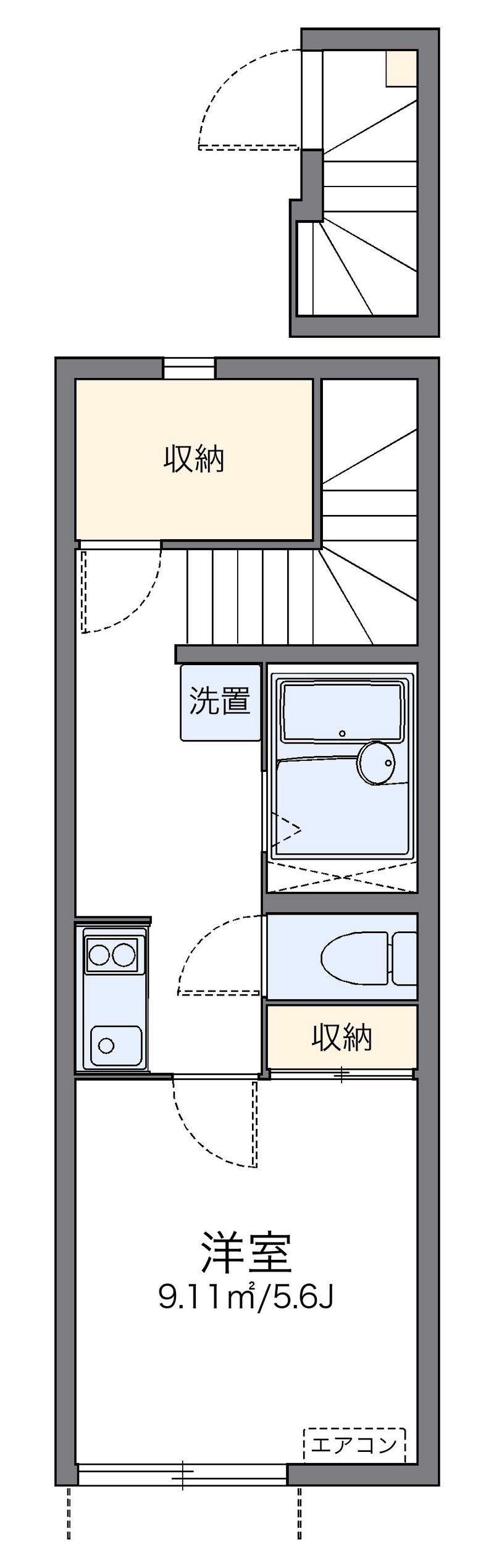 レオネクストアテナⅡ 間取り