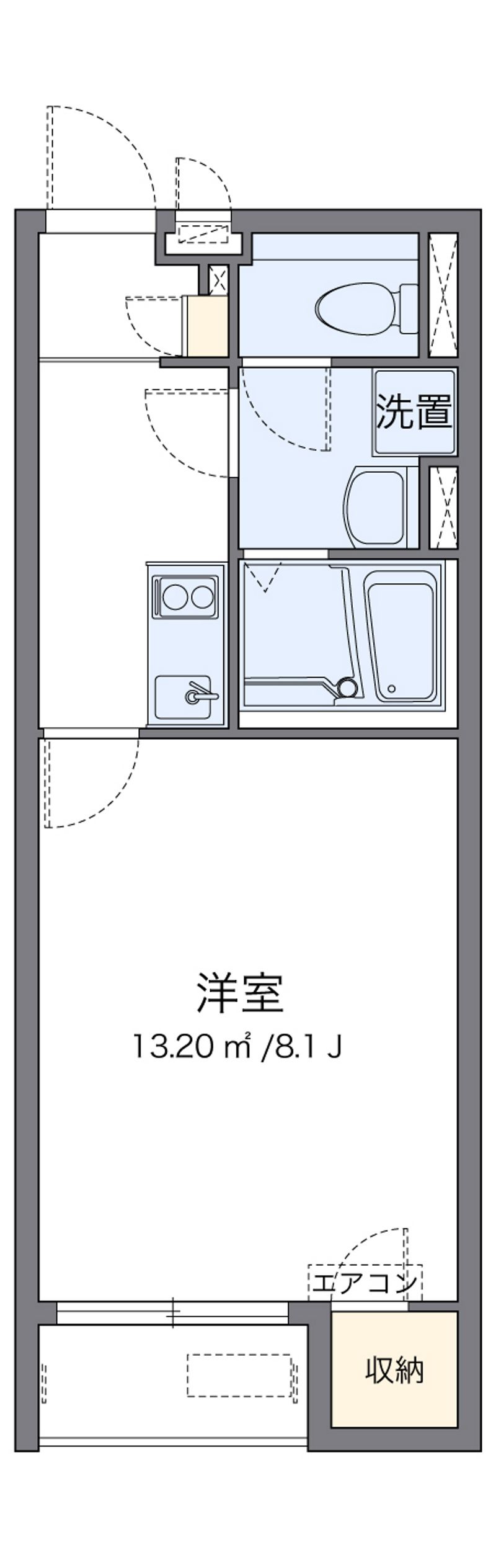 クレイノサニーハイツ２ 間取図