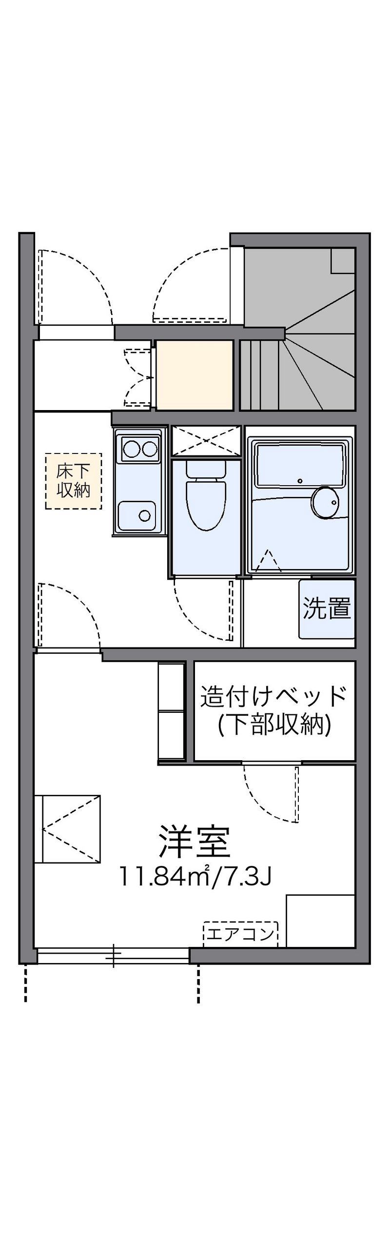 レオネクスト三ノ輪 間取図