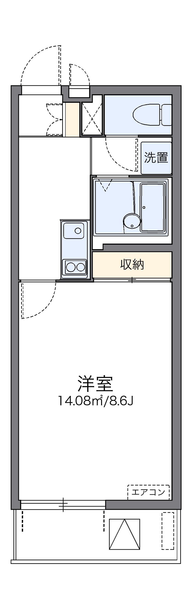レオネクスト苅藻 間取図
