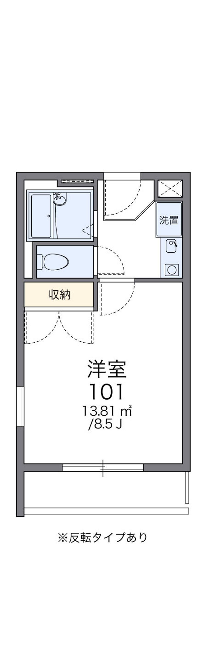 レオパレスサニーヒル 間取図
