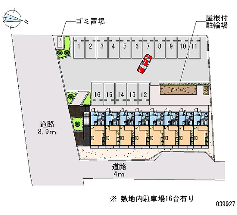 レオパレスダイナエース 月極駐車場