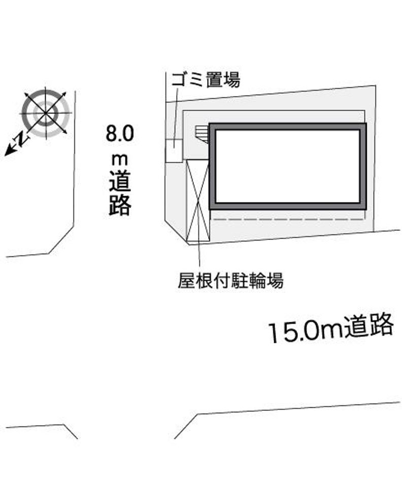 レオパレス氷川 配置図