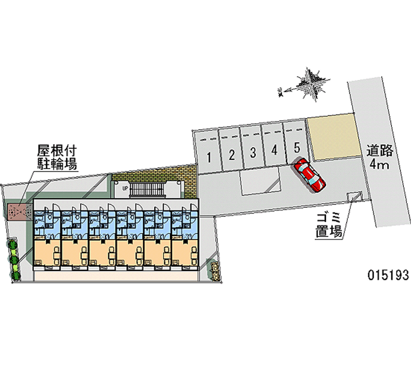 レオパレスアーク 月極駐車場