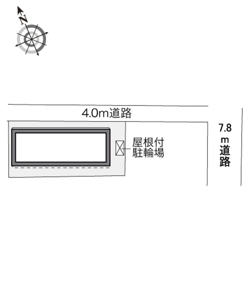 レオパレス鷹匠町 配置図