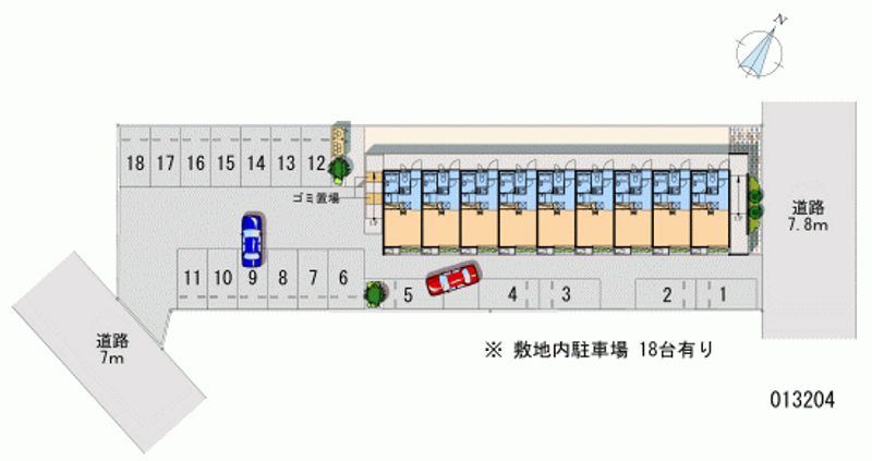 レオパレスＫ 月極駐車場