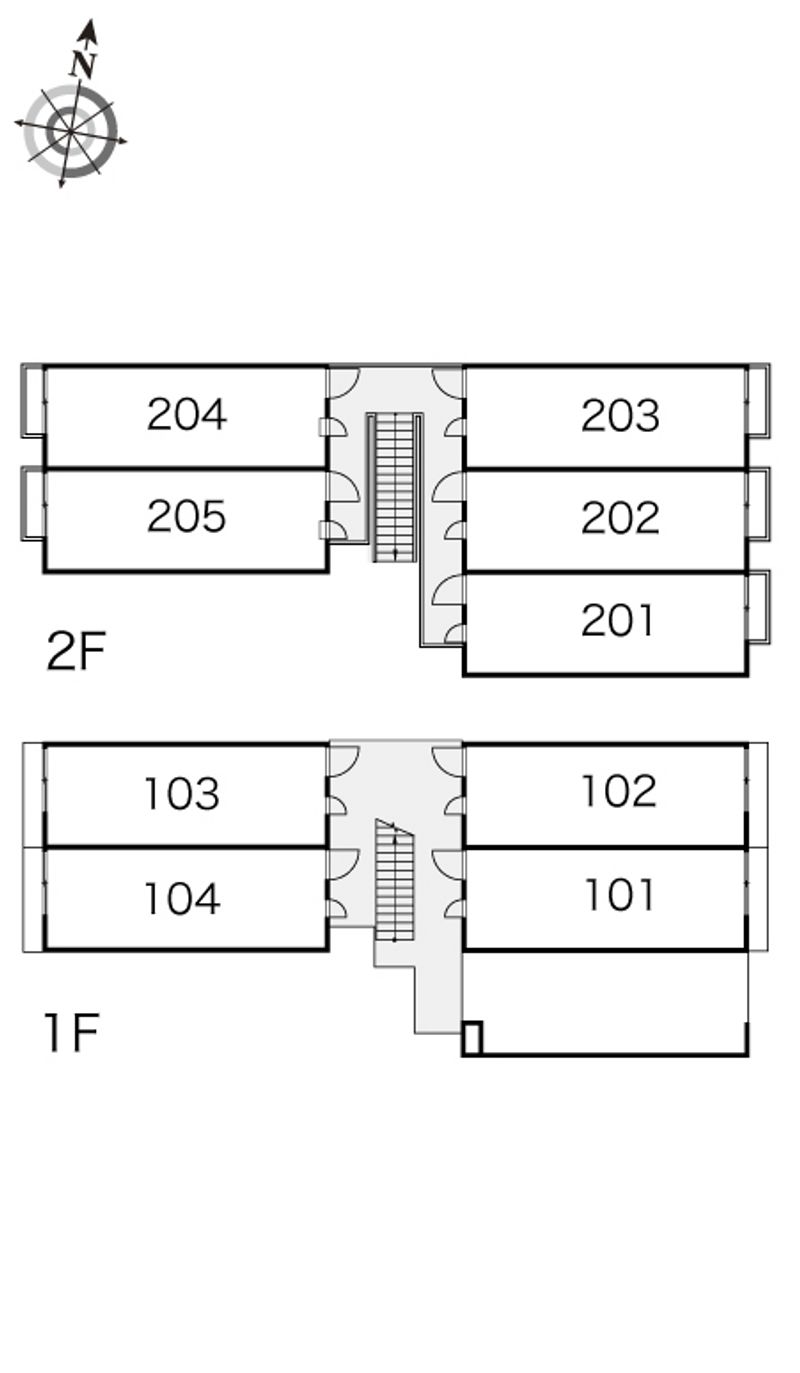 レオパレスエスポワール 間取り配置図