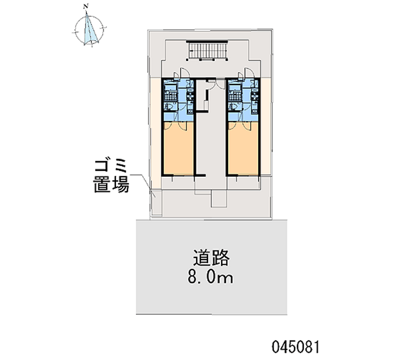 レオパレスアネックス 区画図