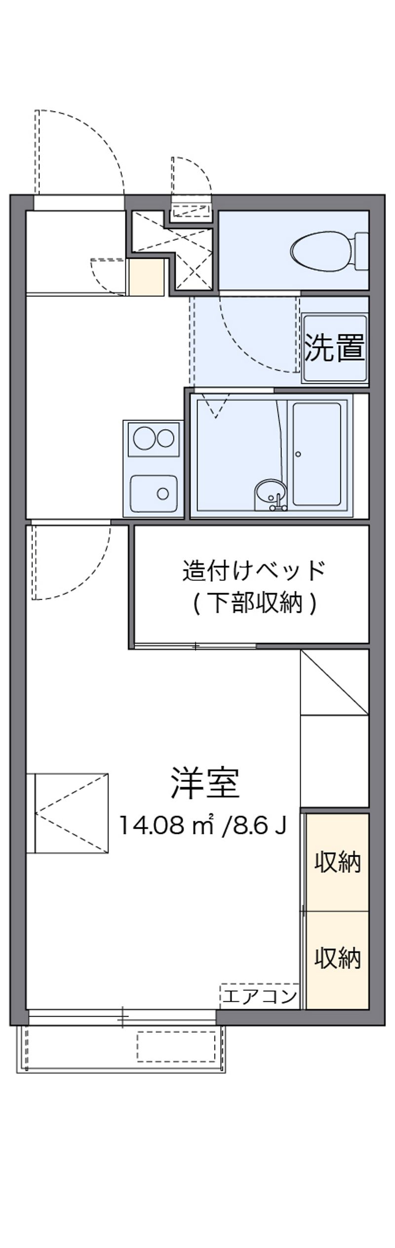 レオパレスＢｒｉｓｅ 間取図