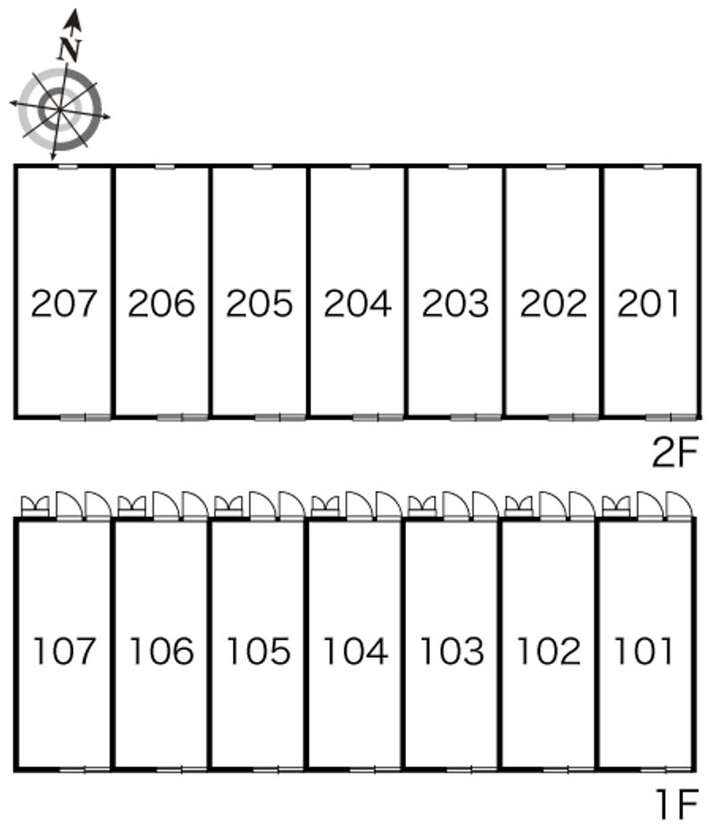レオパレススペラーレ 間取り配置図