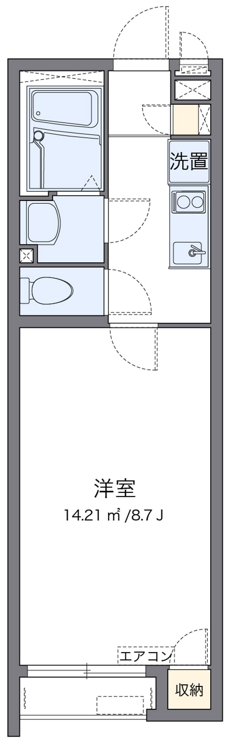クレイノパストラルⅡ 間取図
