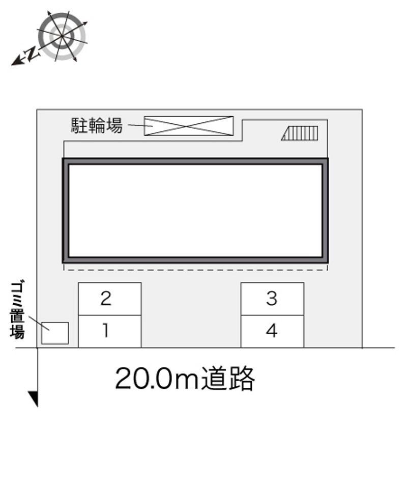 レオパレスコンフォート　おろく 配置図