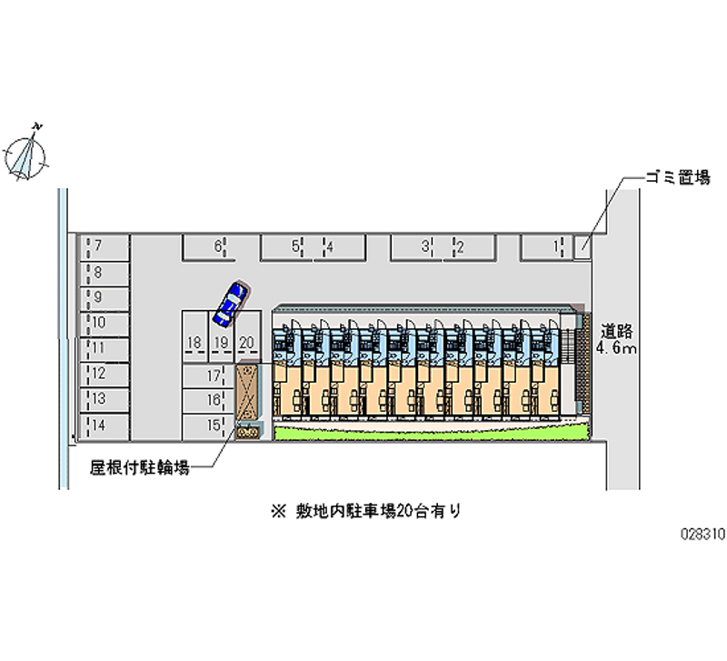 28310 bãi đậu xe hàng tháng