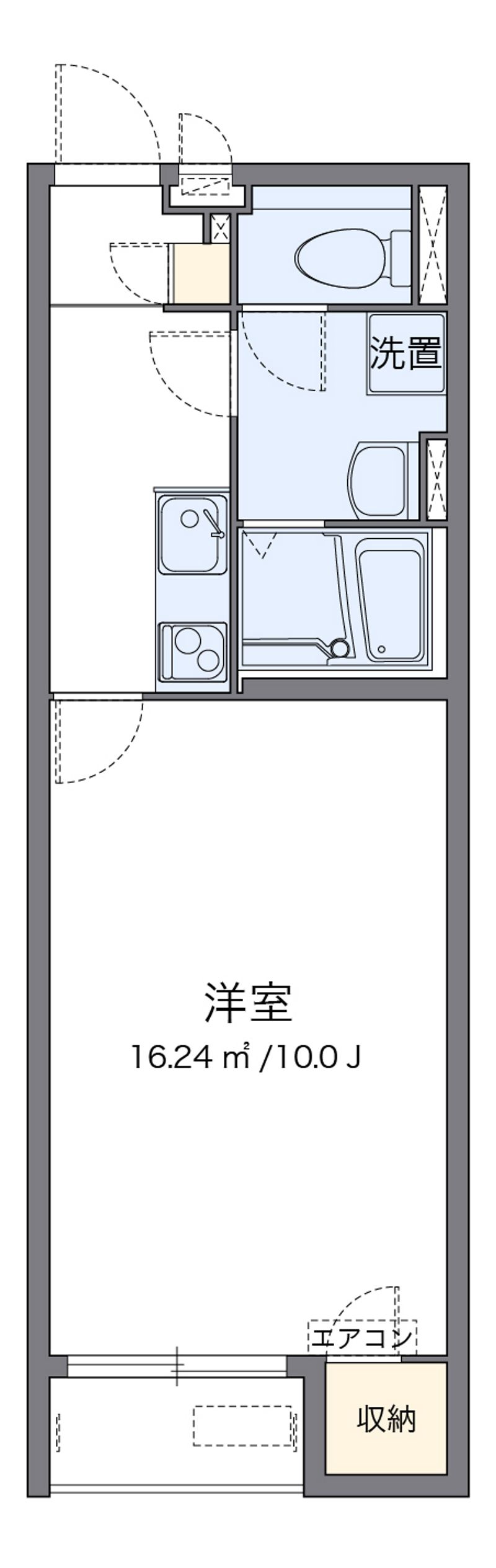 クレイノ伊岐須 間取図