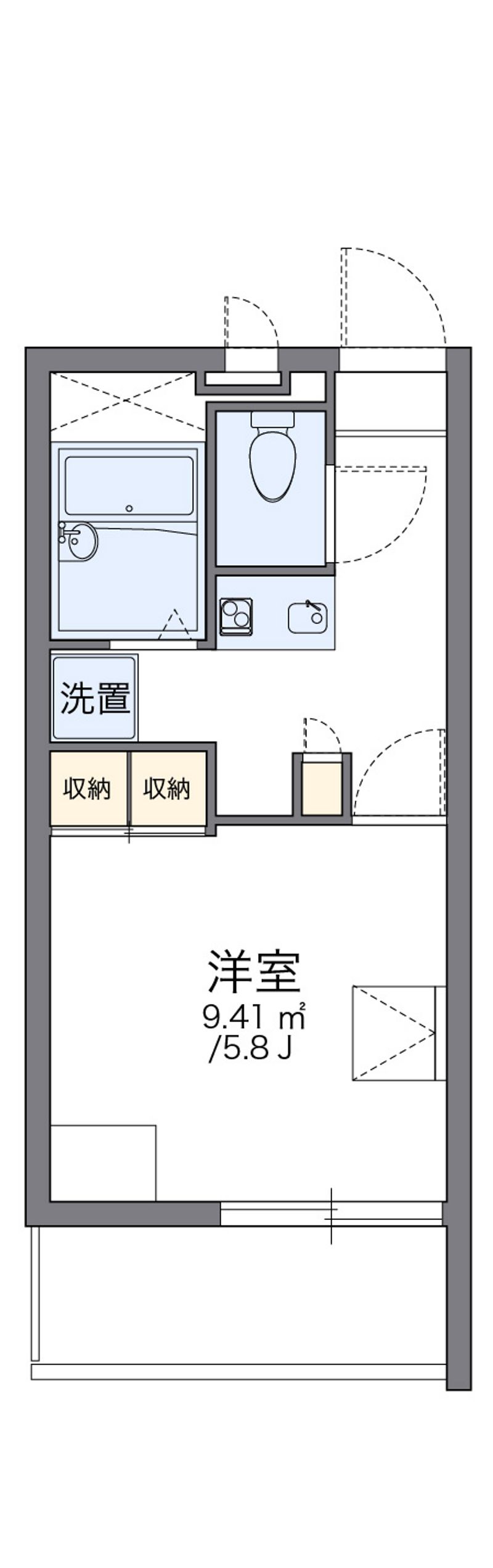 レオパレスＯＤＡＷＡＲＡ 間取図
