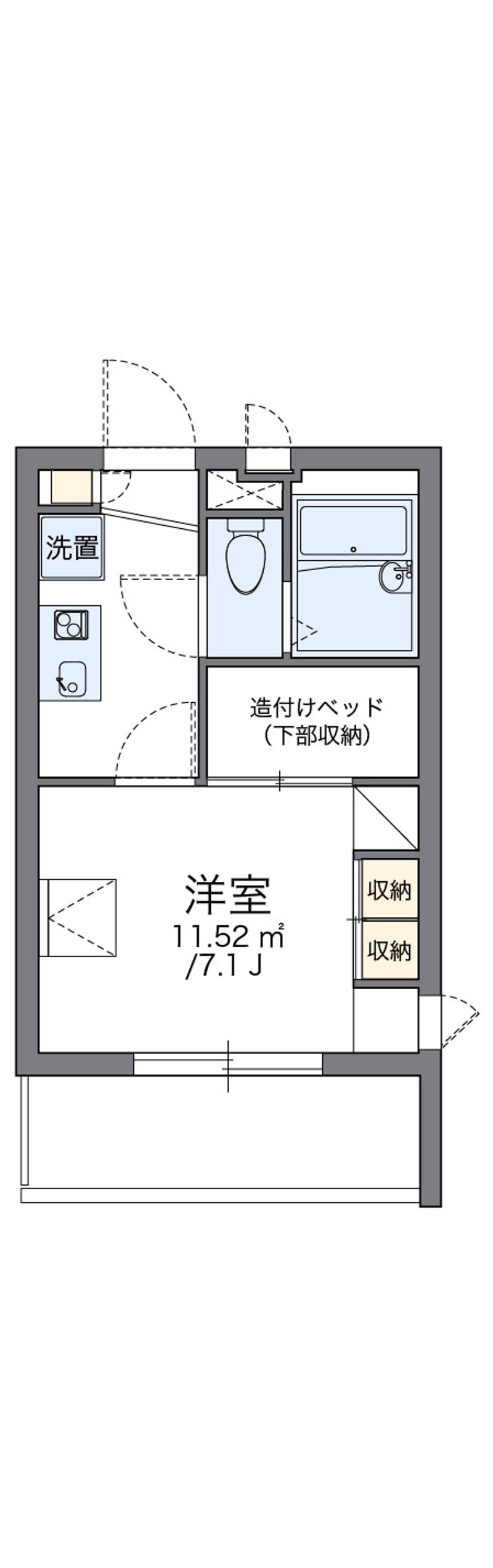 レオパレスＰＯＬＥＳＴＡＲⅢ 間取図