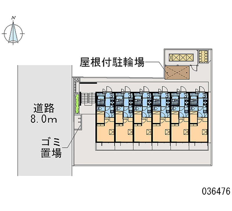 レオパレスエクセル御幣島 区画図