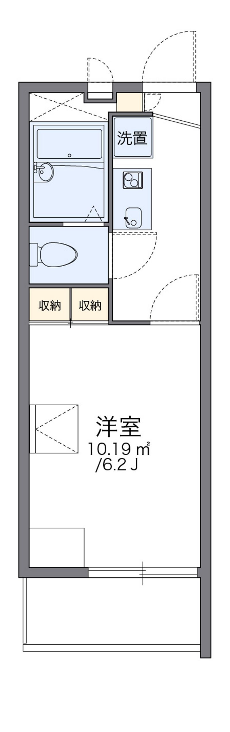 レオパレスクリザンテーム 間取り